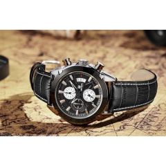 Чоловічий годинник Megir 2020 Montre Dark Київ