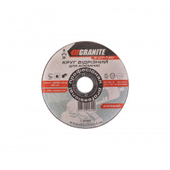 Диск абразивний відрізний для алюмінію 125*1,0*22,2 мм Granite GM (8-07-120) Киев