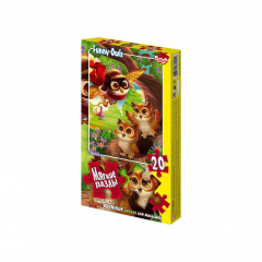 М'які пазли "Сови" Danko Toys S20-09-03 20 елементів Братське