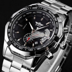 Годинник чоловічий Winner Titanium TM340 Silver Броды