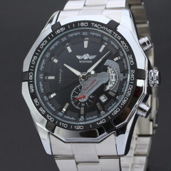 Годинник чоловічий Winner Titanium TM340 Silver Броды