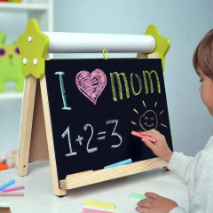 Мольберт дитячий настільний Lumik Двосторонній для творчості та навчання 5в1 Білий (LMA5N) Калуш