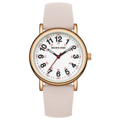 Наручний годинник жіночий GOLDENHOUR Trend Pink Золотий (3066) Киев