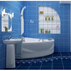 Ванна кутова акрилова RAK Ceramics Relax 1430x1430x430 мм Білий (2306517787) Ніжин