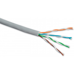 Кабель витая пара Hikvision DS-1LN5E-S cat.5e (UTP медь внутренний) 24AWG бухта 305м белый Хмельницький