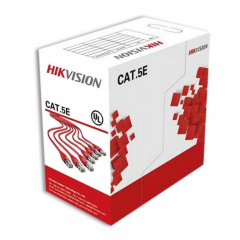 Кабель витая пара Hikvision DS-1LN5E-S cat.5e (UTP медь внутренний) 24AWG бухта 305м белый Хмельницький