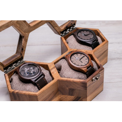 Шкатулка для зберігання наручних годинників ecoWalnut 7.8х27.1х14.1 см Львів
