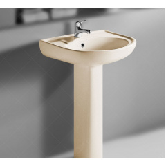 Комплект раковина та ніжка RAK Ceramics Cynthia Wash Basin 800x570x450 мм Слонова кістка (2305831738) Покровськ