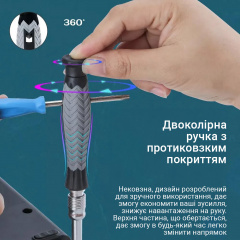 Викрутка з набором біт у кейсі для зберігання Inspire KS-840116 Оріхів