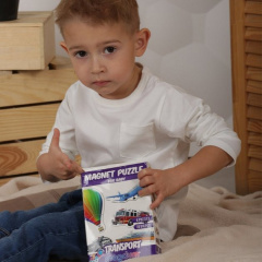 Набір магнітів Baby puzzle "Транспорт" Magdum ML4031-24 EN Краматорськ