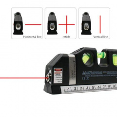 Лазерний рівень з рулеткою та лінійкою 4 в1 OPT-TOP Laser Level Pro 3 (1756374678) Киев