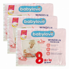 Підгузки Babylove Premium 8 18+ кг 84 шт Ужгород