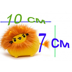 Набір м'яких іграшок 2Life Pusheen cat 15х12 см та Лев 10х7 см v-12461 Бровары