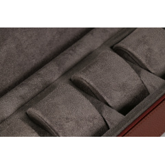 Кейс для годинників Salvadore 4W-FH-DBR-SPU 25х10х8 см Коричнево-сірий Нововолынск