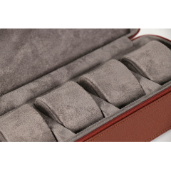 Кейс для годинників Salvadore 4W-FH-DBR-SPU 25х10х8 см Коричнево-сірий Нововолынск