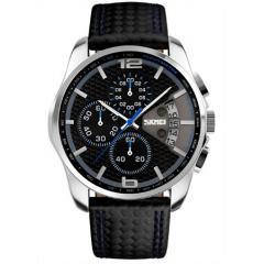 Годинник чоловічий Skmei 9106 Spider blue Black Умань
