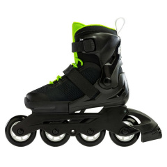 Ролики Rollerblade Microblade 2023 36.5-40 Black/Green (1012-07221900-T83-36.5-40) Королево