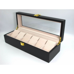 Шкатулка для зберігання годинників Craft 6WB.LID.MAT Чорний Орехов
