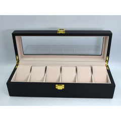 Шкатулка для зберігання годинників Craft 6WB.LID.MAT Чорний Орехов
