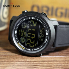 Наручний годинник чоловічий North Edge Laker Black 5BAR Чорний (2704) Изюм