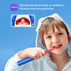 Дитяча електрична зубна щітка Bitvae Smart K7S Kids Blue Весёлое