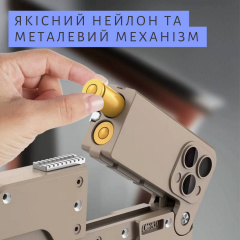 Іграшковий нейлоновий телефон-пістолет BB складаний у вигляді Айфона ТОП комплект Coyote (1020) Южноукраїнськ