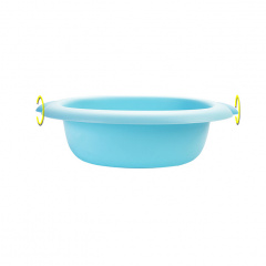 Детская ванночка для купания Свинка Little Bean BER02 37х37 см Голубой Ворожба