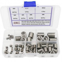 Набор резьбовых вставок ввертышей M3-M12 для восстановления резьбы 60 шт. Чортків