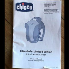 Ерго рюкзак-кенгуру Chicco Ultrasoft Чорний від 0 місяців - обличчям до батьків, від 4 місяців - обличчям вперед (878566013) Львов