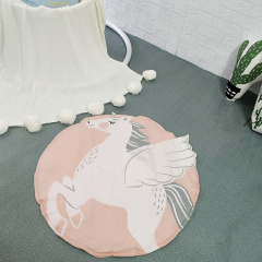 Килимок коврик в дитячу кімнату Baby Carpet Єдиноріг Рожевий (is124082) Надворная