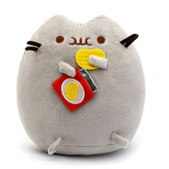 Комплект М'яка іграшка кіт з чіпсами VOLRO Pusheen cat та Антистрес іграшка Mokuru (vol-726) Запорожье