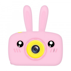 Дитяча Фотокамера Kids Funny Camera 3.0 Pro Протиударний Фотоапарат 12 Mpx Full HD 1920x1080P зйомка Рожевий + Карта 16Гб Оріхів