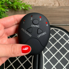 Масажний електричний килимок для ніг Foot Massager EMS Чорний Вараш
