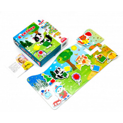Пазл з липучками "4 сезони" Vladi Toys для самих маленьких VT2907-04 укр Токмак