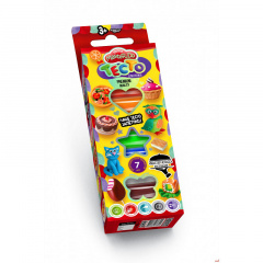 Комплект креативної творчості "Тісто для ліплення" Master Do " Danko Toys 7 кольорів Тернополь