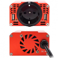 Інвертор автомобільний перетворювач напруги LVYUAN 300 W + 2 USB порти Хмельник