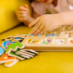 Звуковий пазл для малюків Melissa&Doug " Англійський алфавіт" дерев'яні елементи Жмеринка