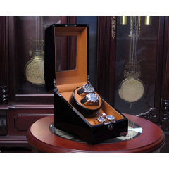 Шкатулка Salvadore для підзаводу 2 годинників 024/BBR/FC5 19x25x21,5 см Коричнево-чорний Косов