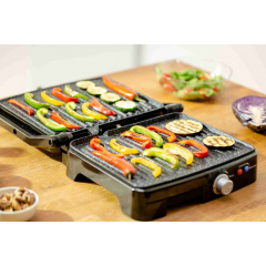 Гриль Zelmer ZPR2000 2200 Вт 29х23 см Чорно-сірий (74722832) Черноморск