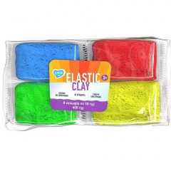Набір для ліплення з повітряним пластиліном Elastic Clay ТМ Lovin 70164 8 colors Киев