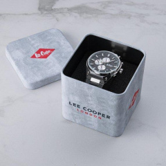 Годинник чоловічий водостійкий наручний Lee Cooper Ice Сріблястий (2493697389) Вышгород