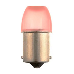 Комплект світлодіодних ламп Napo LED 1156-HP-Lens P21W 1156 BA15S 2 шт Червоний (2523834372) Вишневе