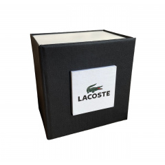 Подарункова упаковка-коробка для годинника Lacoste Чорний 90х90х60 мм Київ