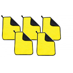 Набір мікрофібри двосторонньої Bluefield 40×30 см 10 шт Жовтий (Н050524-10) Слов'янськ