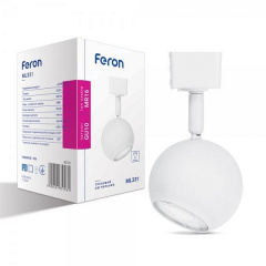 Трековый светильник Feron ML331 белый Хуст