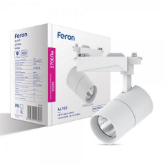 Трековый светильник Feron AL103 30W 6500К белый Бучач