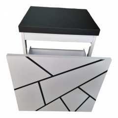 Тумба пластикова підвісна The MIX Chaos black 70х50х45 см Вишневое