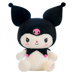 М'яка іграшка плюшева Hello Kitty з аніме Куромі 45 см Чорно-білий (889) Вышгород