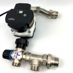 Змішувальний вузол Kvant Labaratory FLOMIX (Т) 25.60 TJ 1" для теплої підлоги з частотним насосом Киев