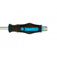 Викрутка ударна хрестова магнітна MASTERTOOL GM EXTERNAL HEX PH3х150 мм ручка з покриттям TPR (49-6315) Петрово